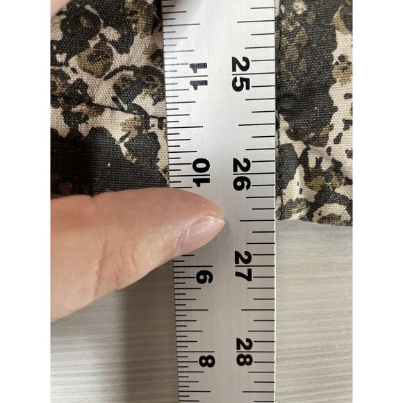 GILI Blazer Womens 14 Snake Print Tan Black Single Button Stretch Jacket Modern - Picture 4 of 10